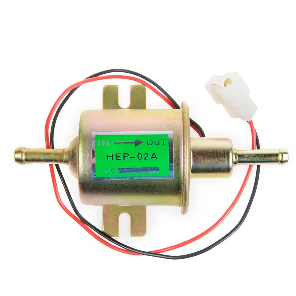 12V 24V Electric Fuel Pump Low Pressure Bolt Fixing Wire Diesel Petrol For Car Carburetor Motorcycle ATV HEP-02A
