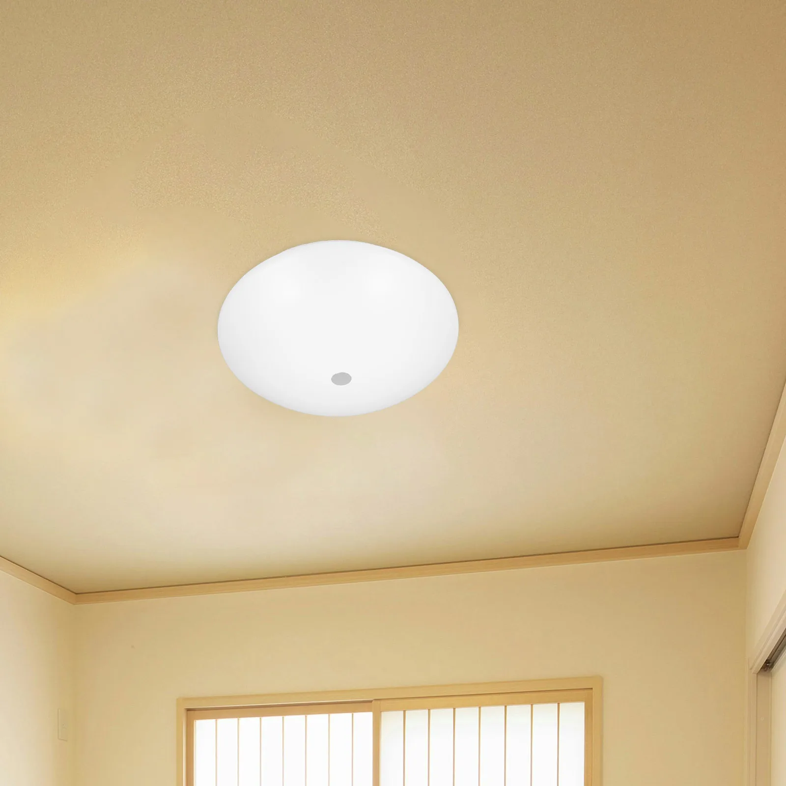 

Multifunctional PC Ceiling Light Cover Clip-On Design Easy Install Emergency Lampshade for Bedroom Hallway Staircase Indoor