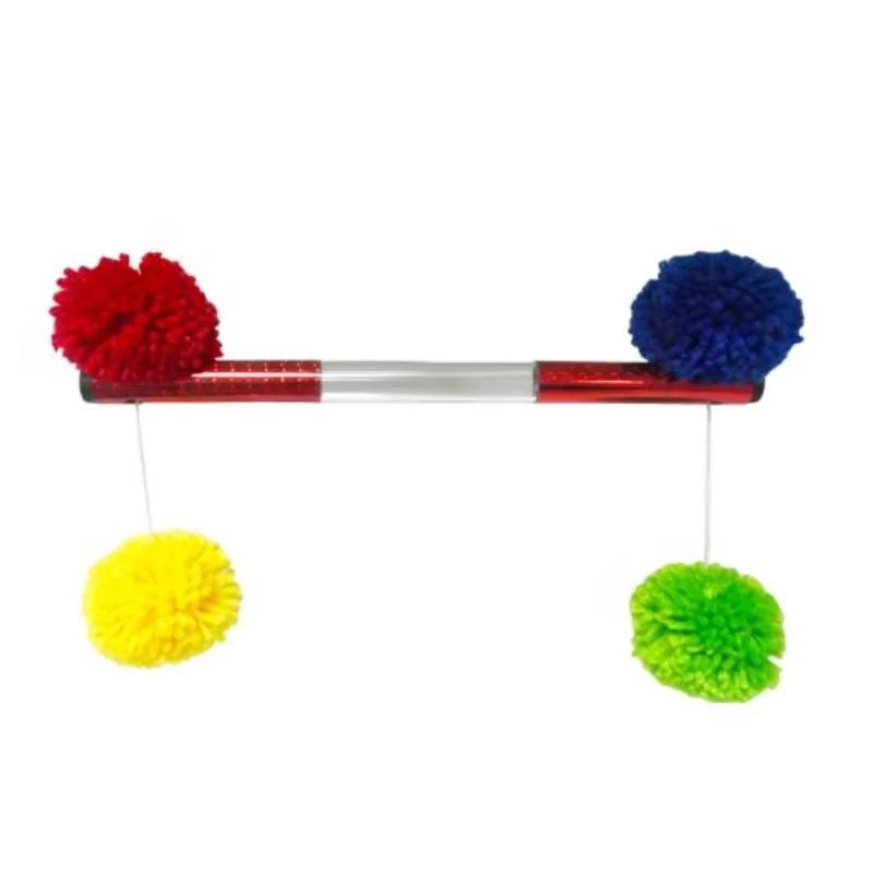 Crystal Pom Pom Wand Stage Magic Trick Gimmick Party Magic Props Illusion Funny Magician Classic Magia Balls Professional