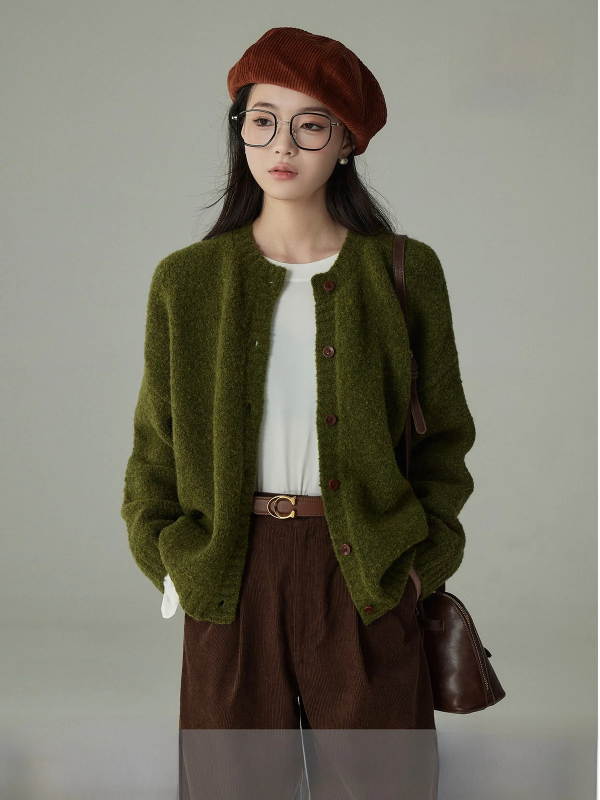 

Ele een Ленивый Свитер Jaet Женский Осень Зима Свободный Мягкий Вязаный Открытый Кардиган Удобная Текстура Sensation