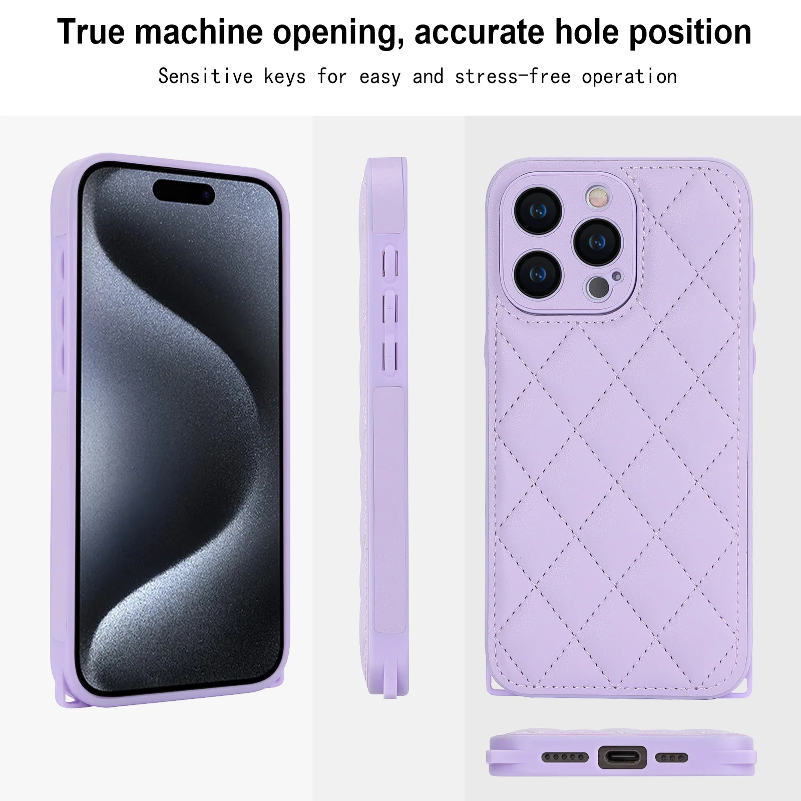 Funda de teléfono negra para iPhone 15, adecuada para Apple 14/13 Pro, nueva, 2024.9.1