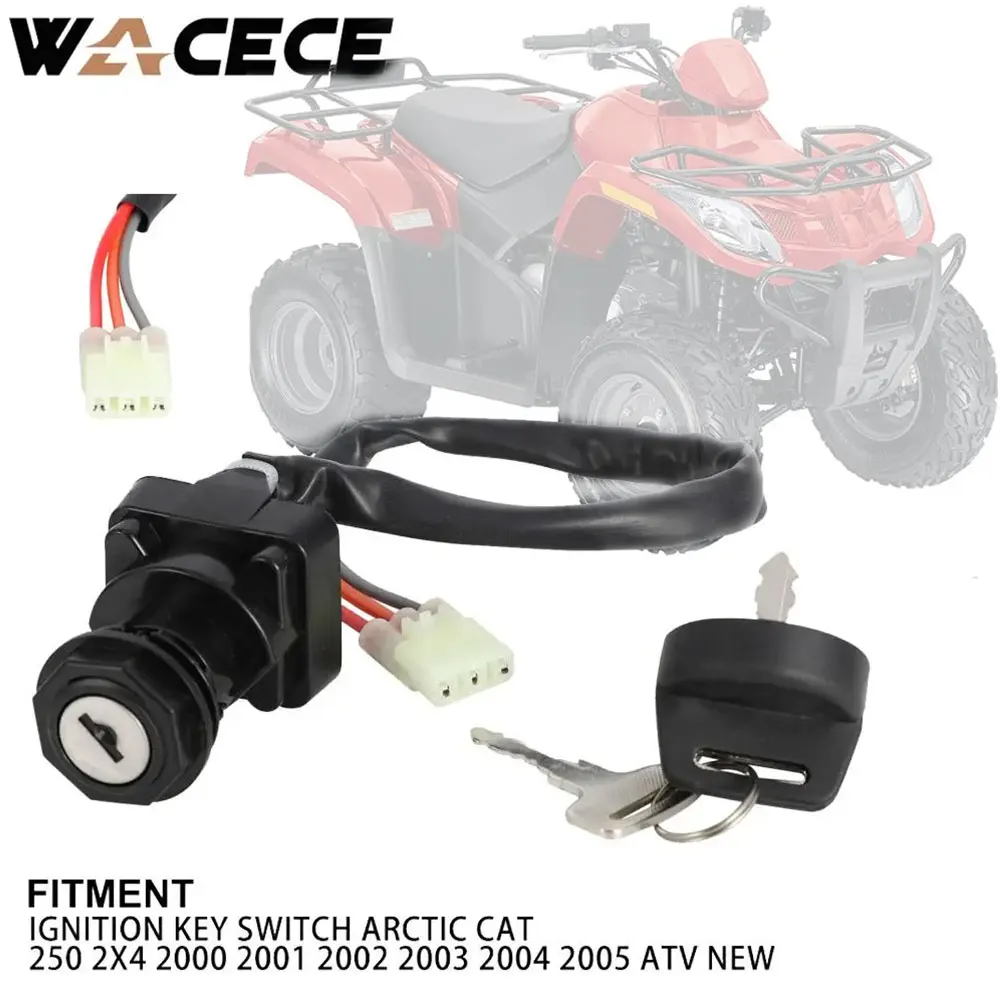 

ATV Motorcycles Accessories Electric Door Lock Plug Ignition Key Switch Replaces PP Moto Parts For ARCTIC CAT 250 2X4 2000-2005