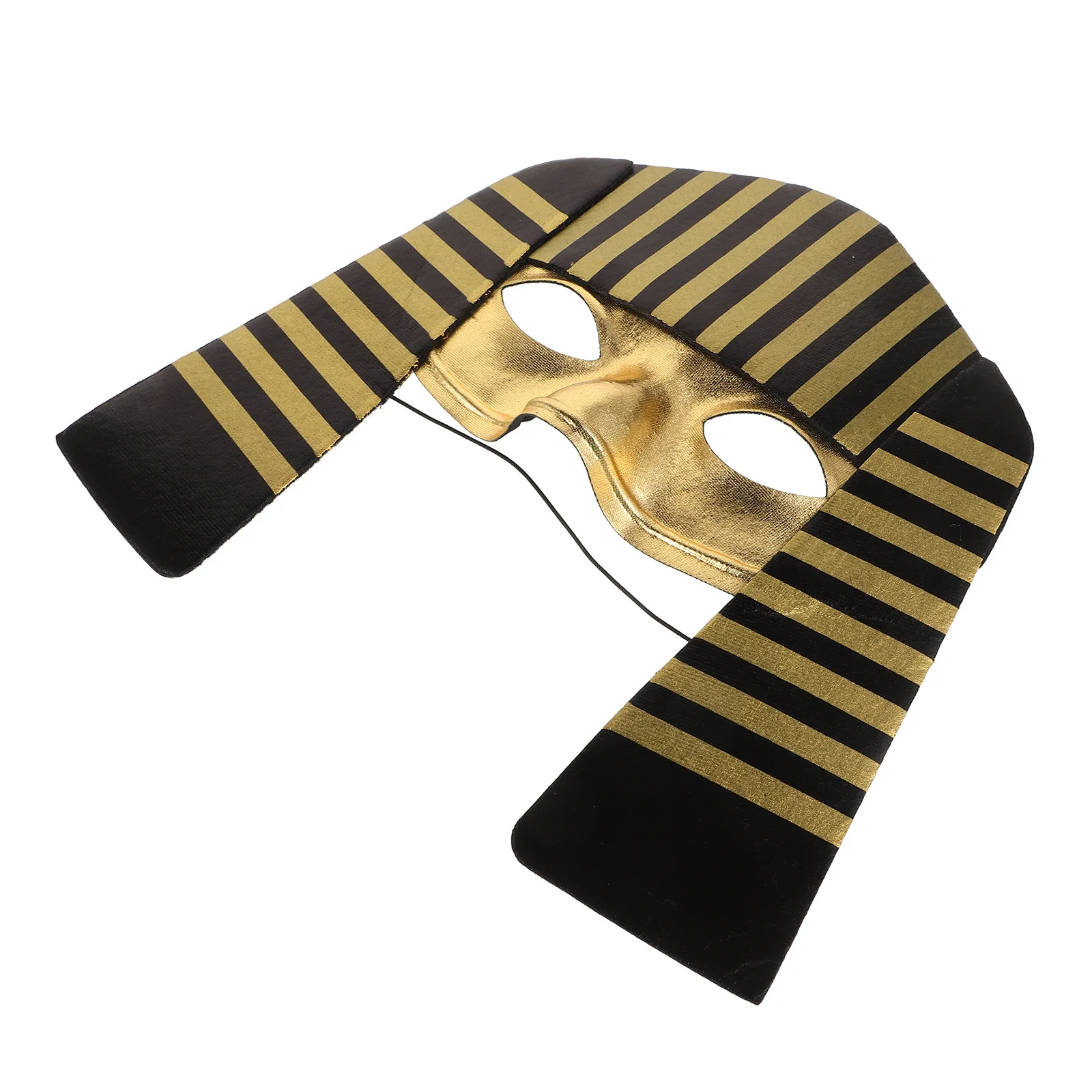 

1pcs Pharaoh Egypt Costume Mask Lightweight Durable Reusable Party Cosplay Stage Performance Decorative Mask Props