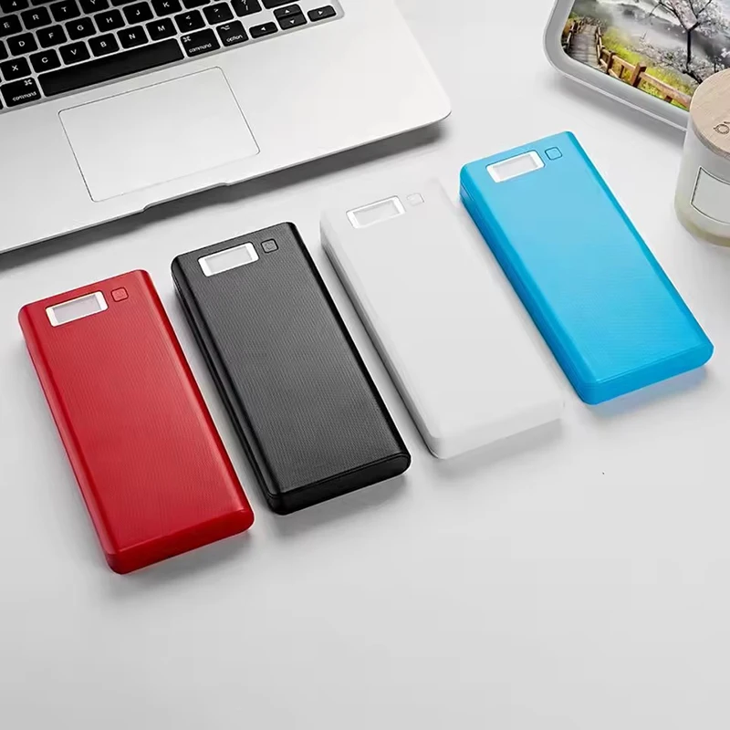 DIY Shell 8*18650 Battery Power Bank Dual USB For Phone Charging 18650 Battery Storage Box Case Without Battery
