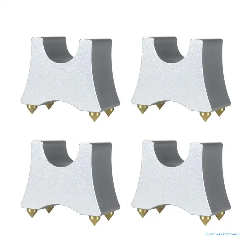 Set of 4 Versatile HiFi Cable Support Frame Spikes Loundspeaker Cable Feet Nails DropShipping