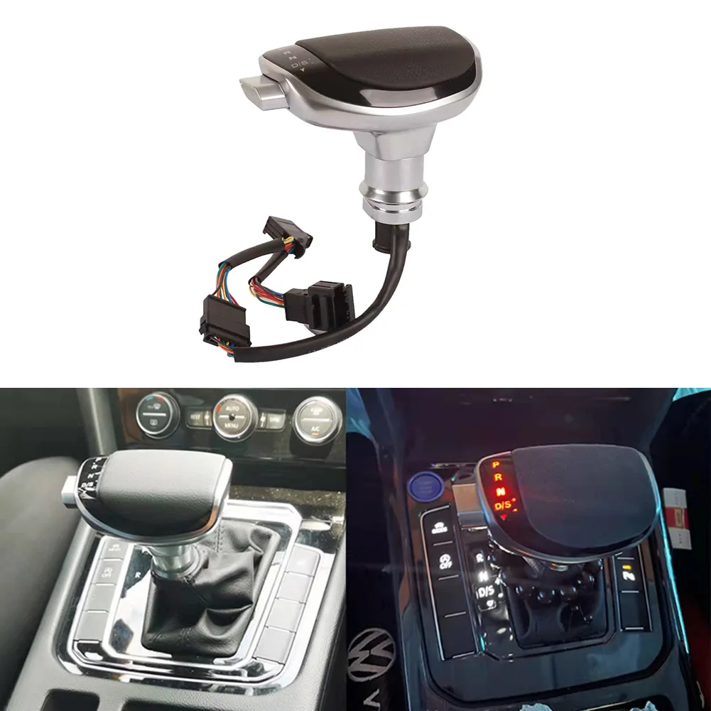 For Golf 2010-2011 Automatic Gear Knob Automatic Transmission Gear Shift LED Light Option Plastic Artificial Leather