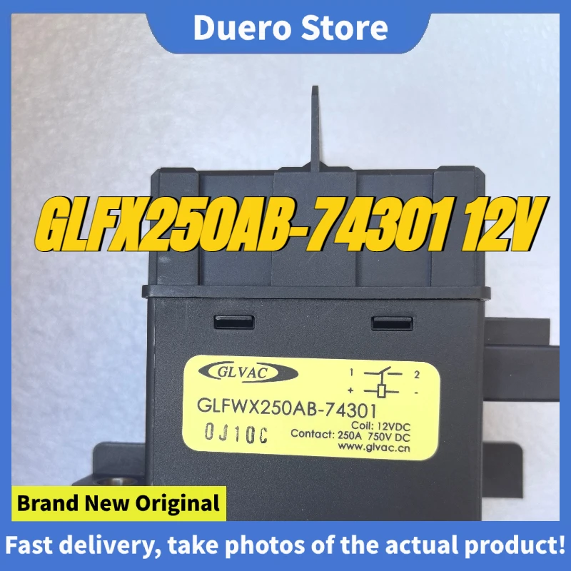 

（Brand New Original）1pcs/lot 100% original genuine relay:GLFX250AB-74301 12V 750V 250A New energy relay