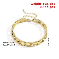 Punk Thick Chain Necklace on Neck Hip Hop Chunky Short Choker Necklaces Collar for Women Fashion Jewelry 2021