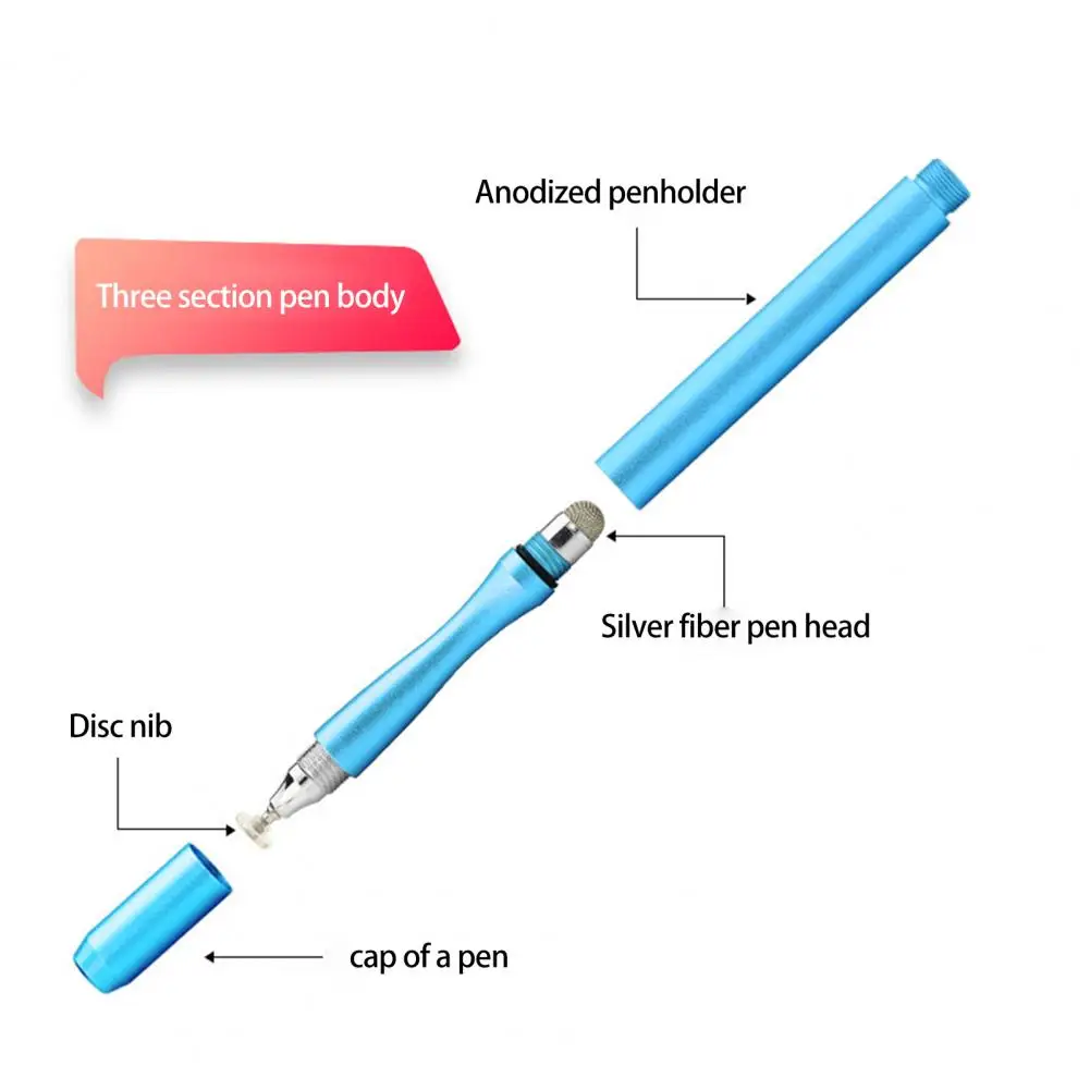 Touch Pen  Convenient Double Head Design Portable  Capacitive Screen Stylus Pencil for Home