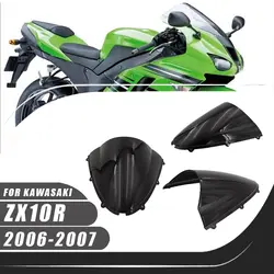 For Kawasaki Ninja ZX10R 2006 2007 ZX-10R Motorcycle ABS Windshield Windscreen Wind Deflector