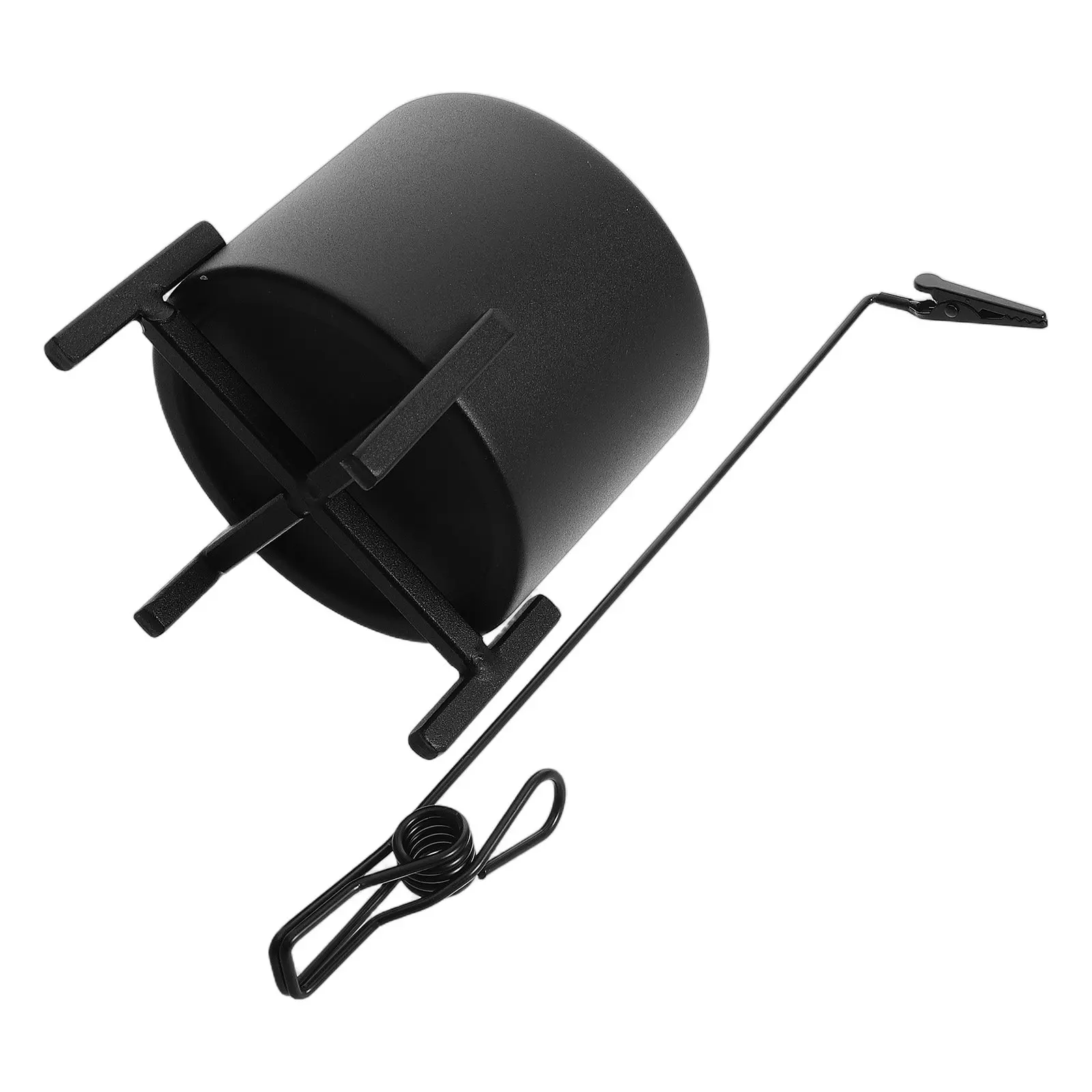 Black Iron Incense Burner Anti-Ash Flying Holder Stable Four-Leg Base Stick Incense Holder Tray for Meditation Yoga Home Decor