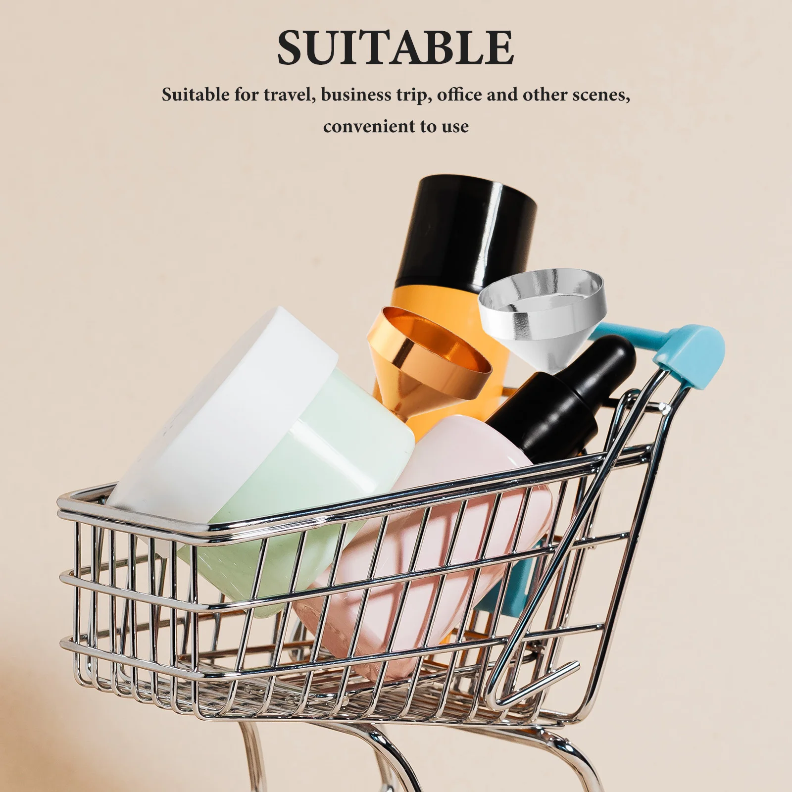 12 個ミニ金属漏斗セット小さな液体漏斗香水エッセンシャルオイルスパイスパウダーラボキッチン詰め替えボトル用