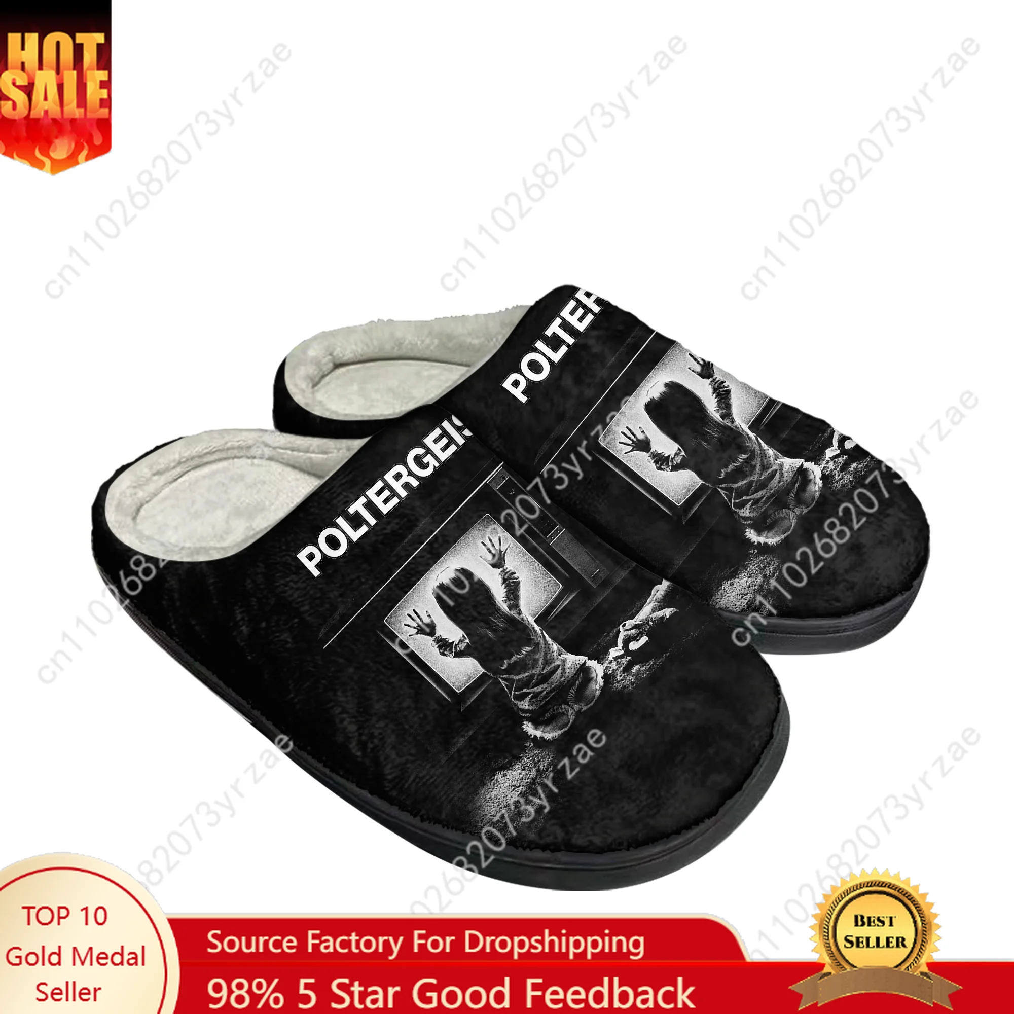 

Poltergeist Cotton Shoe Family Slipper Men Women Teenagers High Quality Fashion Plush Indoor Casual Warm Shoe Customized Slipper
