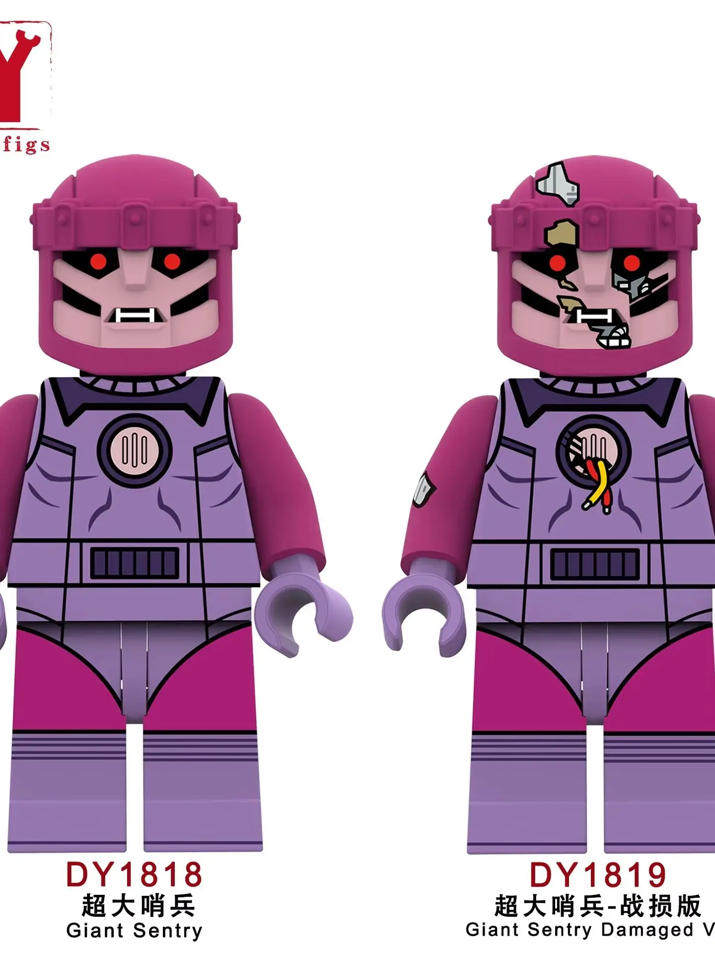 Marvel Comics The Sentinel, ein riesiger Mini-Actionfigur-Modellbaustein, Superhelden-Puppe, Desktop-Ornament, Sammlerspielzeug, Geschenke