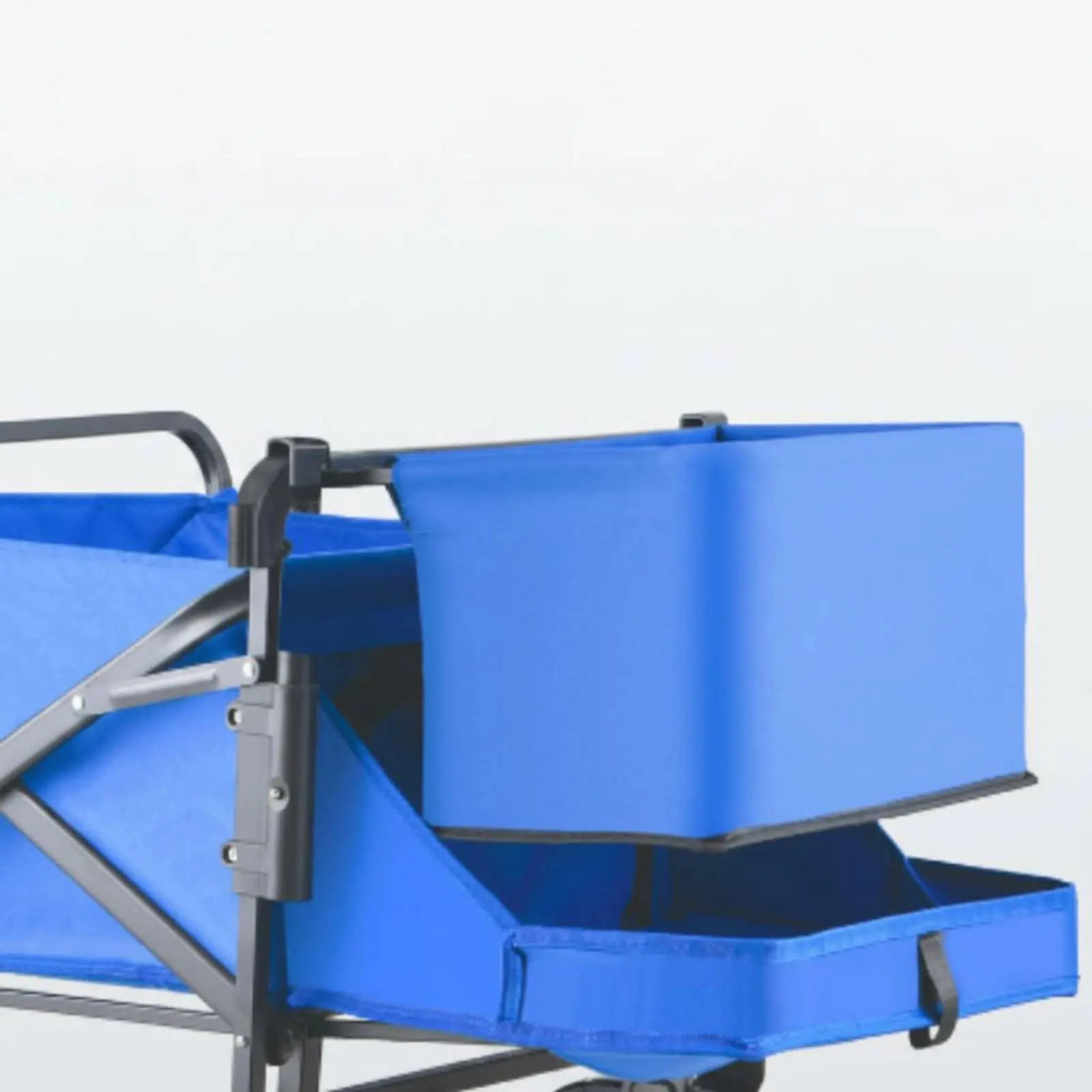 Folding Wagon Rear Basket Detachable Design Wagon Tail Basket Camping Cart Storage Pouch Waterproof Material for Shopping
