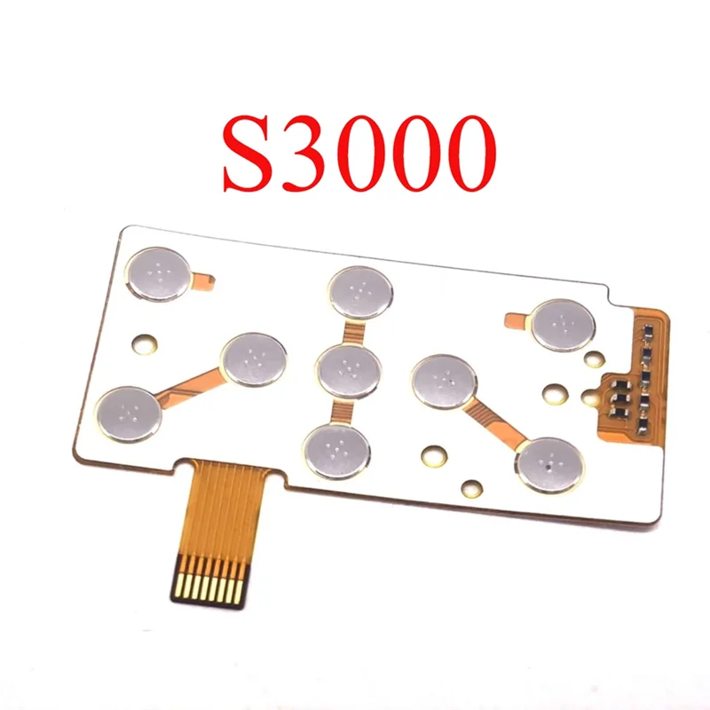 AT93-1 قطعة جديد فليكس كابل مجلس لنيكون Coolpix S3000 لوحة المفاتيح مفتاح زر كاميرا رقمية إصلاح جزء #6