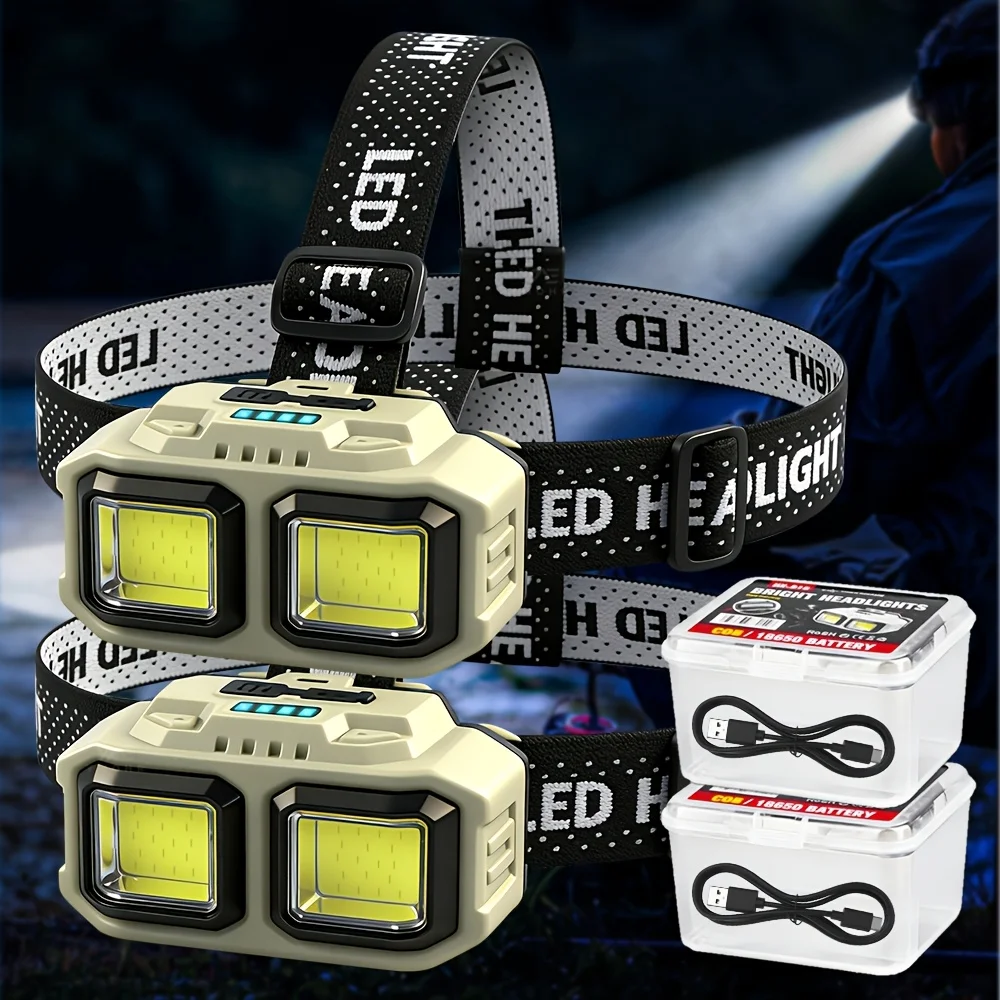 Cob Sensor Headlamp…