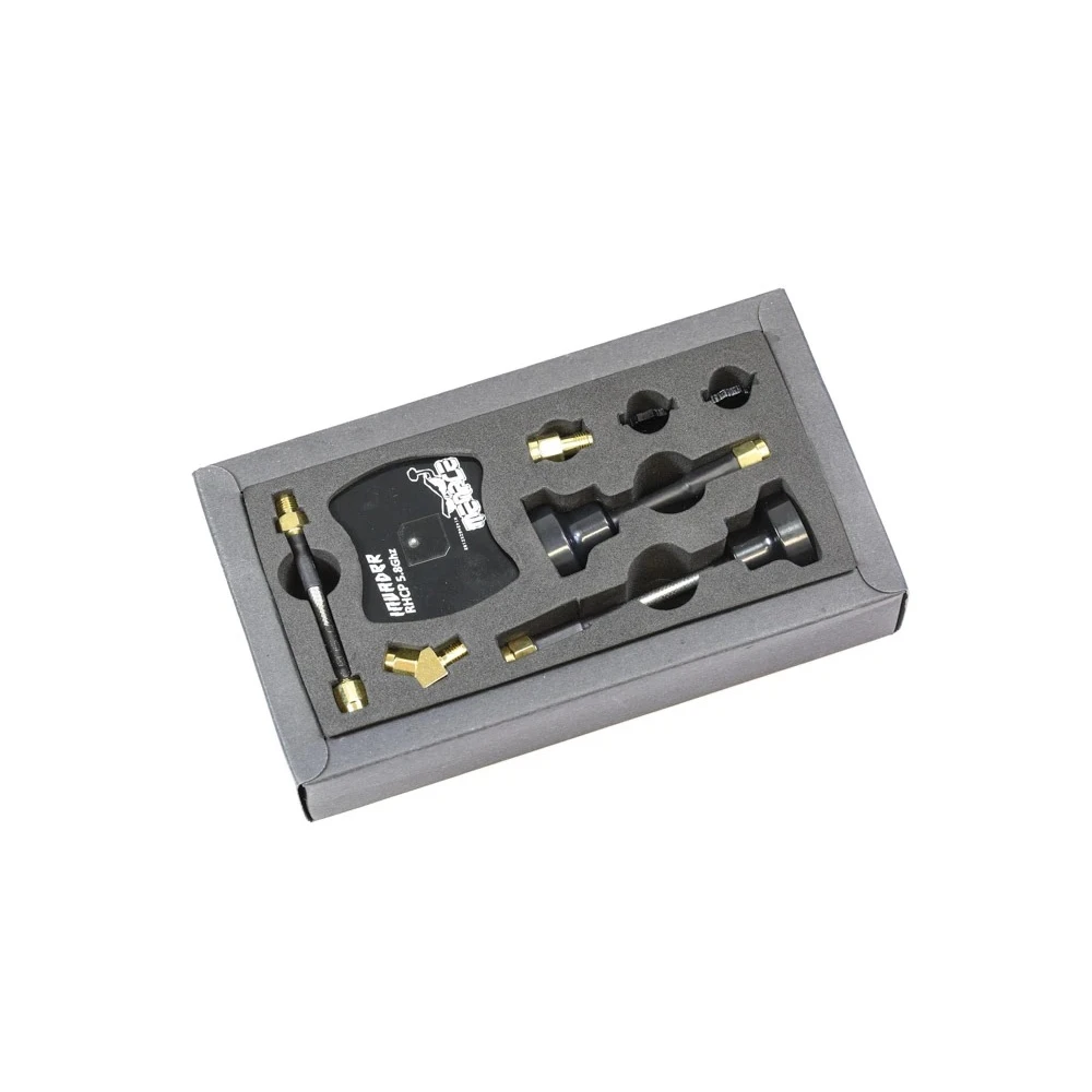 MenaceRC FPV Antenna Pack 5.8Ghz Polarised RHCP Invader Patch Raptor & Stubby Omni SMA Adapters for Goggles Ground Station