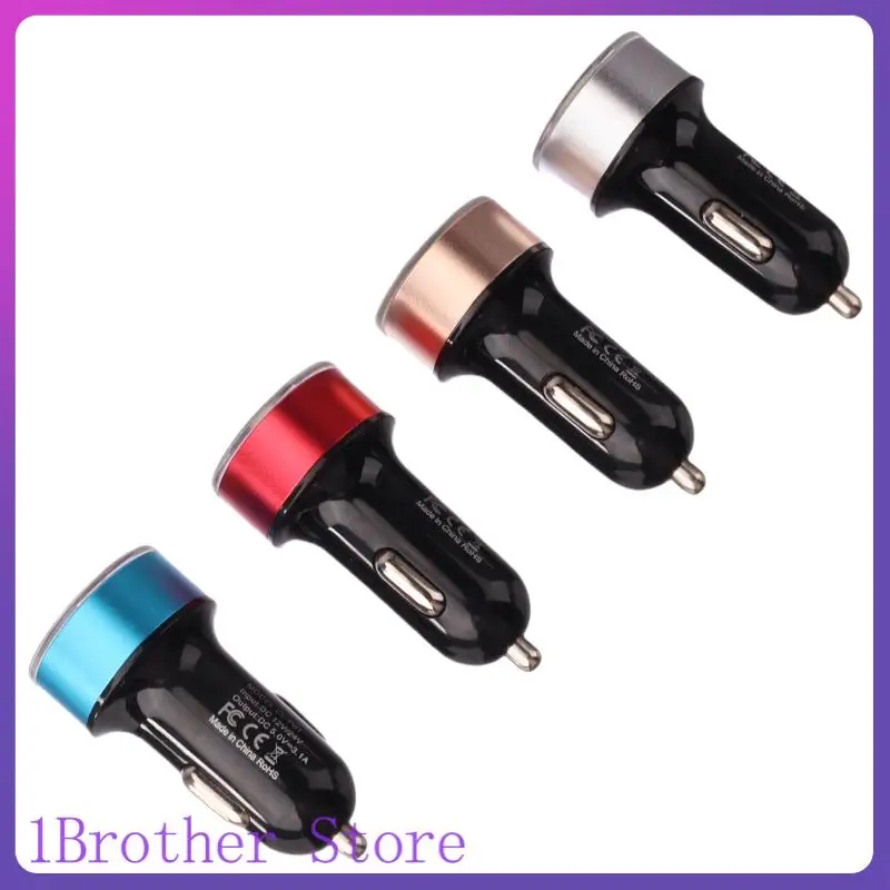 Car Charger Multi-function Dual USB LED Display Voltmeter Monitors Car Cigarette Lighter Charger Adapter Car Supplies