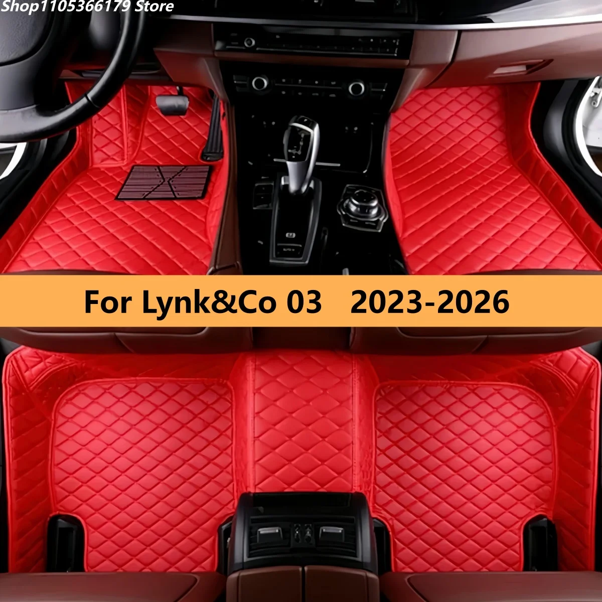 

Custom Car Floor Mats Fit For Lynk&Co 03 2023 2024 2025 2026 Car Foot Matts Rugs Vehicle Front Rear Row Full Set Carpet Pads