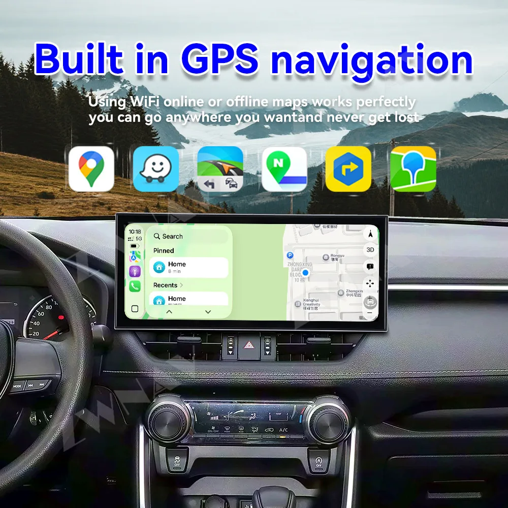 

Car Interior Accessories For Toyota RAV4 2020-2023 Android 15 15.8 Inch Radio Audio Stereo Head Unit Car Gps Multimedia Player