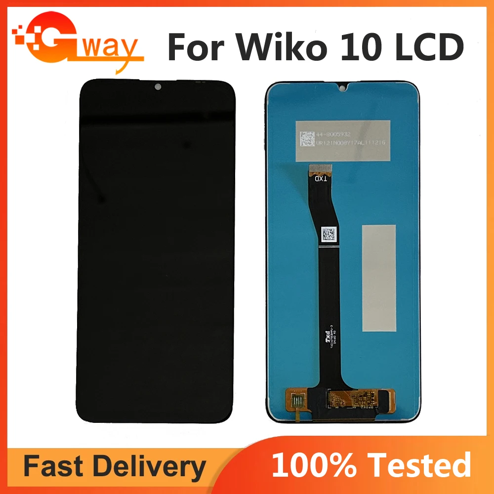 

6.75" Black For Wiko 10 VHEM-E04 VHEM-E03 LCD Display With Touch Screen Digitizer Sensor Panel Assembly Repair Parts