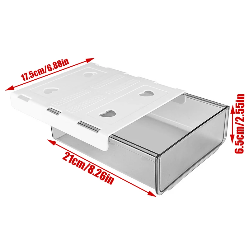 Hidden Drawers Under The Desk, Office Storage Box, Pull-Out Office Storage Supplies, Notebooks, Pens, Stationery Storage Box