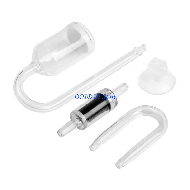 367A CO2 Diffuser 4Pcs for Nano Transparent Glass Increasing Saturation of CO2