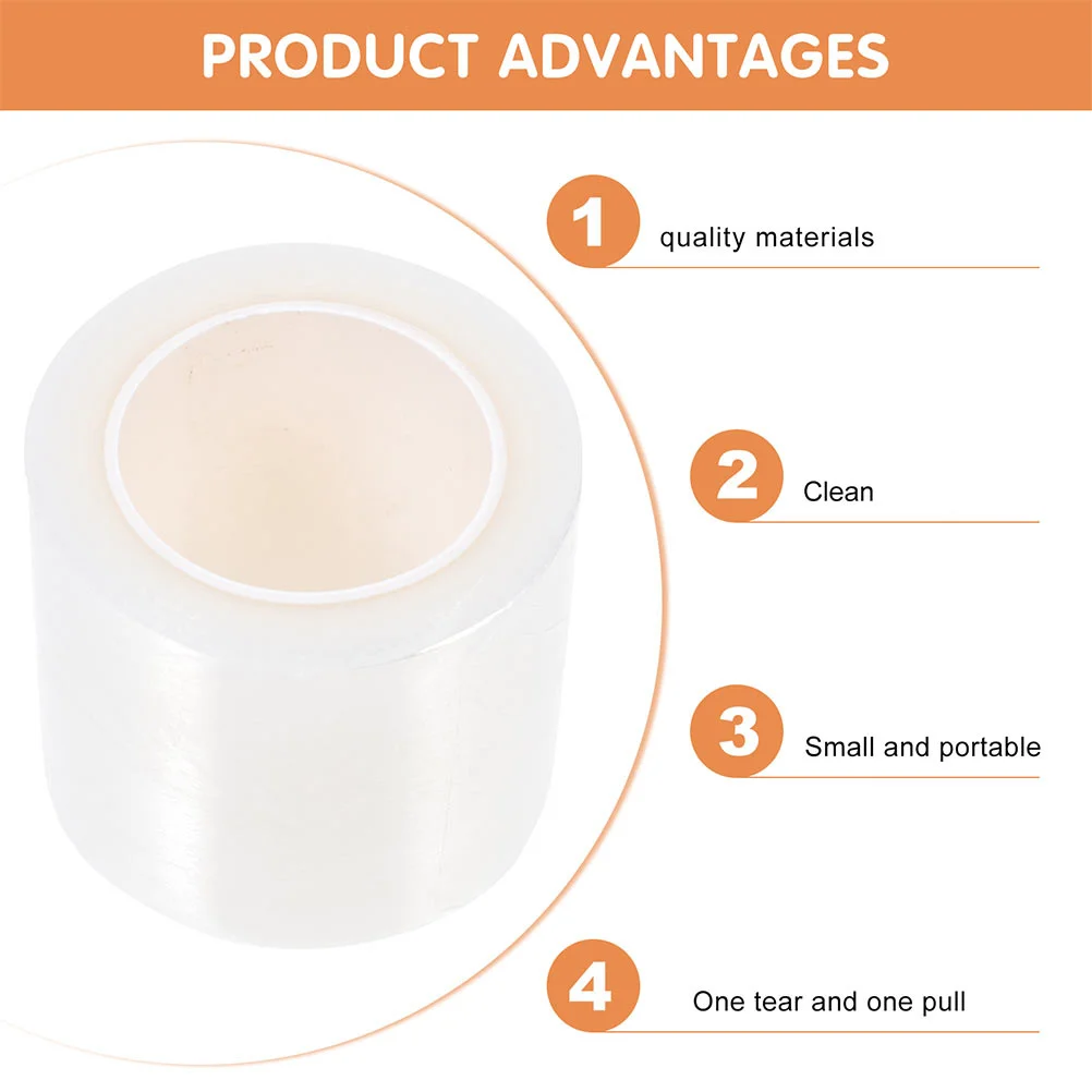 

4Pcs Professional Microblading Film Transparent Tattooing Supply Smooth Ultra-Thin Adhesive Lightweight for Eyebrow Tattooing