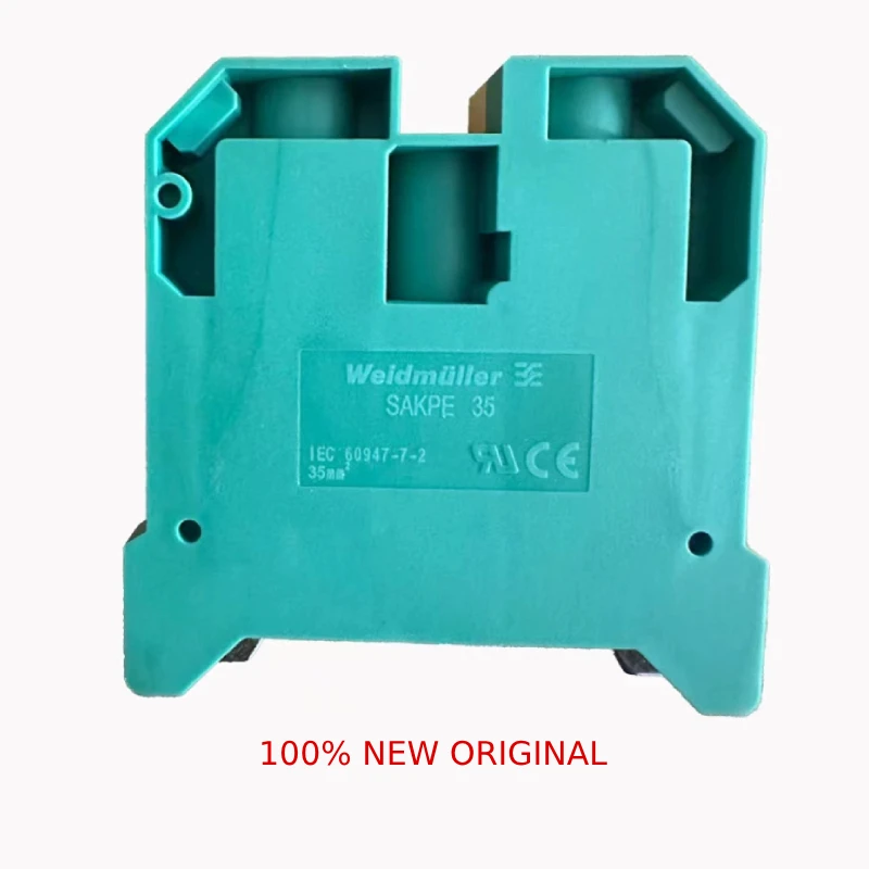 sakpe-35-1257020000-grounding-terminal-screw-connection-800-v-connector-weidmuller-genuine-original-in-stock