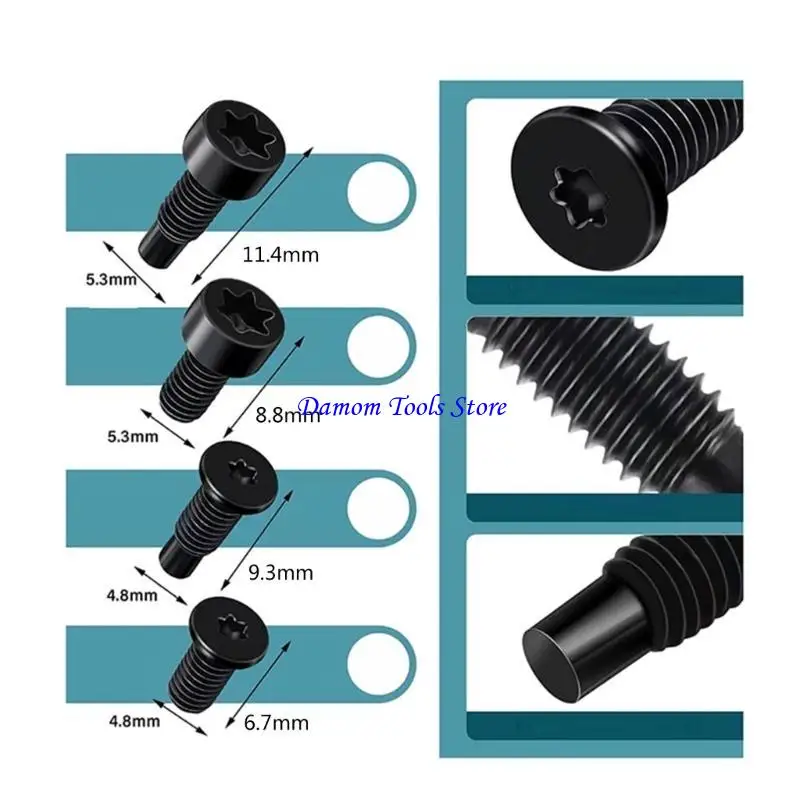 57BE Screwdriver Screws Charging Cable Doorbell Screws and Screwdriver Kits for Home