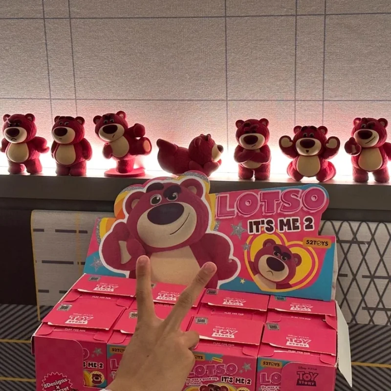 

Новинка 52 игрушки Disney клубничный медведь It's Me 2 поколения слепая коробка ручной работы Tide Play милые украшения для детей подарки на день рождения