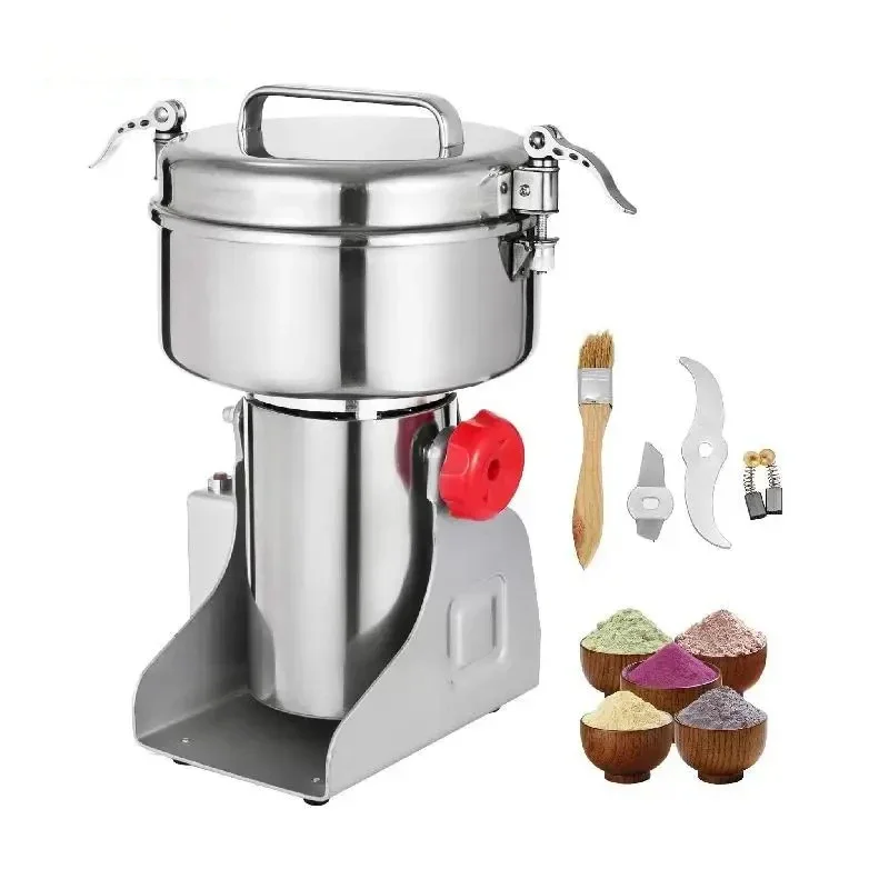 350G 750G 1000G Electric Grain Coffee Grinder Stainless Steel Grinding Machine for Crushing Wheat Herb Soybean Millet Corn