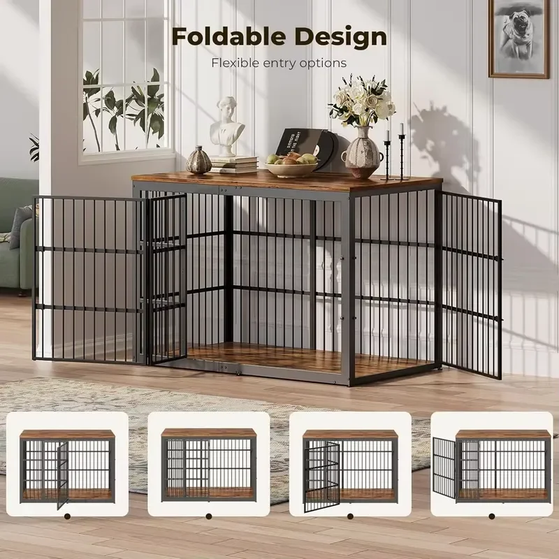 Lockable Security Dog Crate Furniture Easy to Assemble Practical Factory Direct Sales Dog Crate With Factory Price