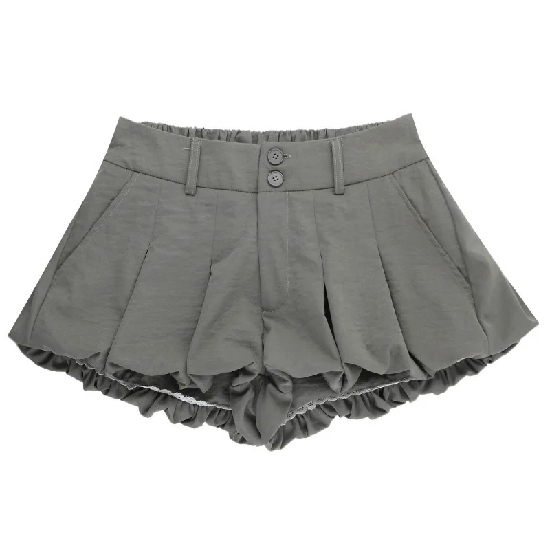 

Y2k Low-rise Bud Super Short Skirt Women's 2025 Summer New A-word Pleated Short Skirt