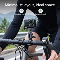 Support de téléphone portable pour moto FANAUE, extension de guidon, base à tête sphérique, caméra sportive, démontage rapide, antivol 5