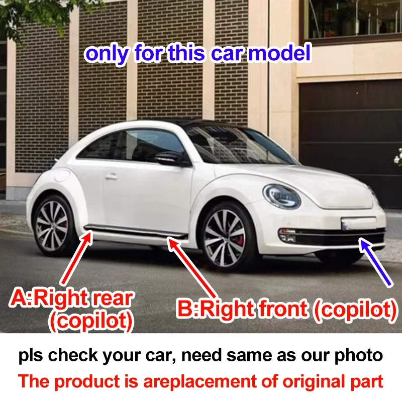 

Для Volkswagen Beetle 2013-2019 автомобильная дверная световая полоса декоративная полоса антифрикционная пластина