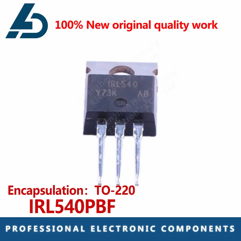 10PCS IRL540PBF IRL540 directly inserted into TO-220N channel FET 100V 28A