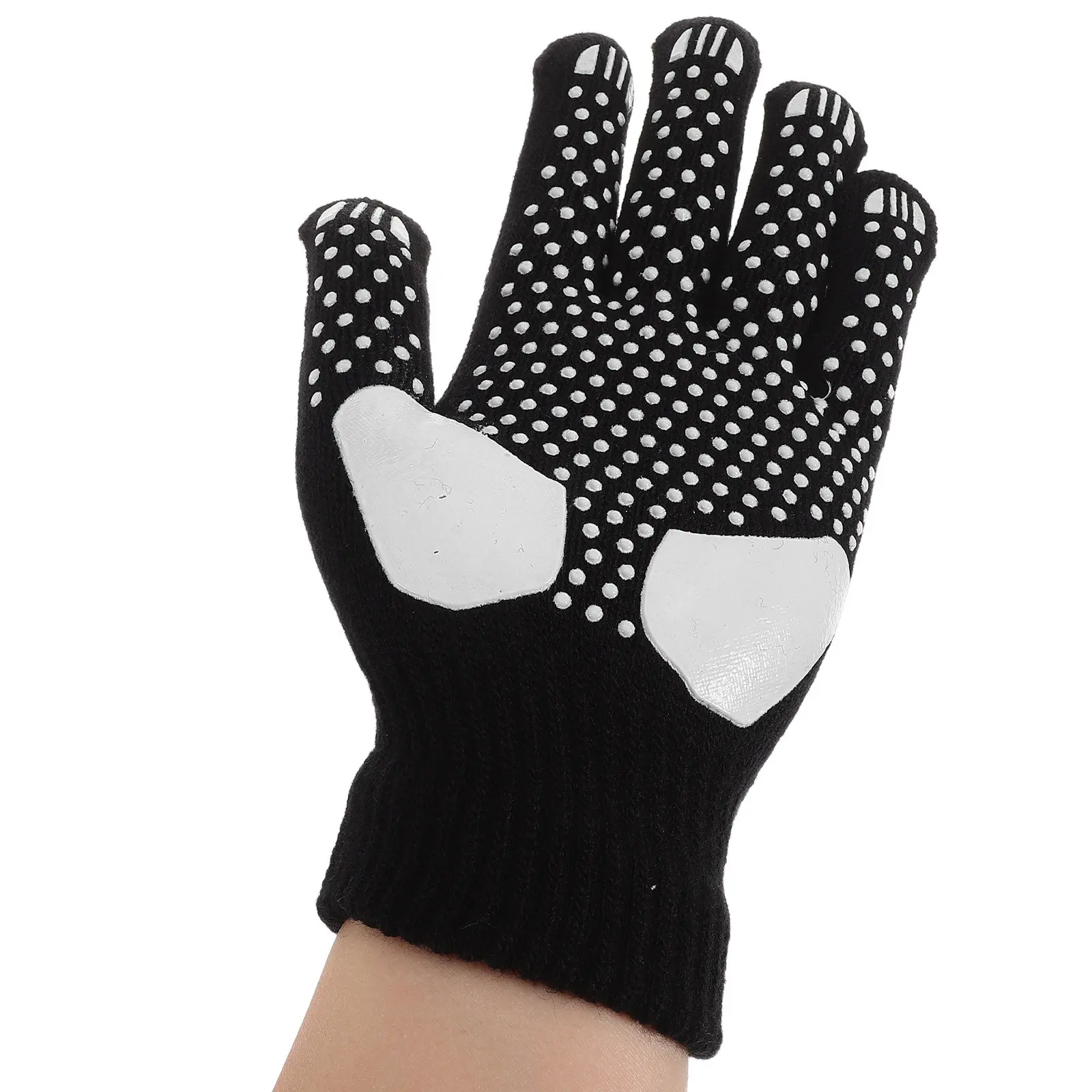 

Youth Ski Gloves for Ice Dancing Skiing Outdoor Winter Sports Thick Warm Anti-Slip Gloves Rhinestone Detail Kids Adults Unisex