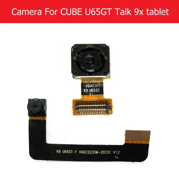 Genuine Front & Rear camera for CUBE U65GT Talk 9x tablet back camera flex cable for Cubi U65GT talk 9x Front Camera good tested