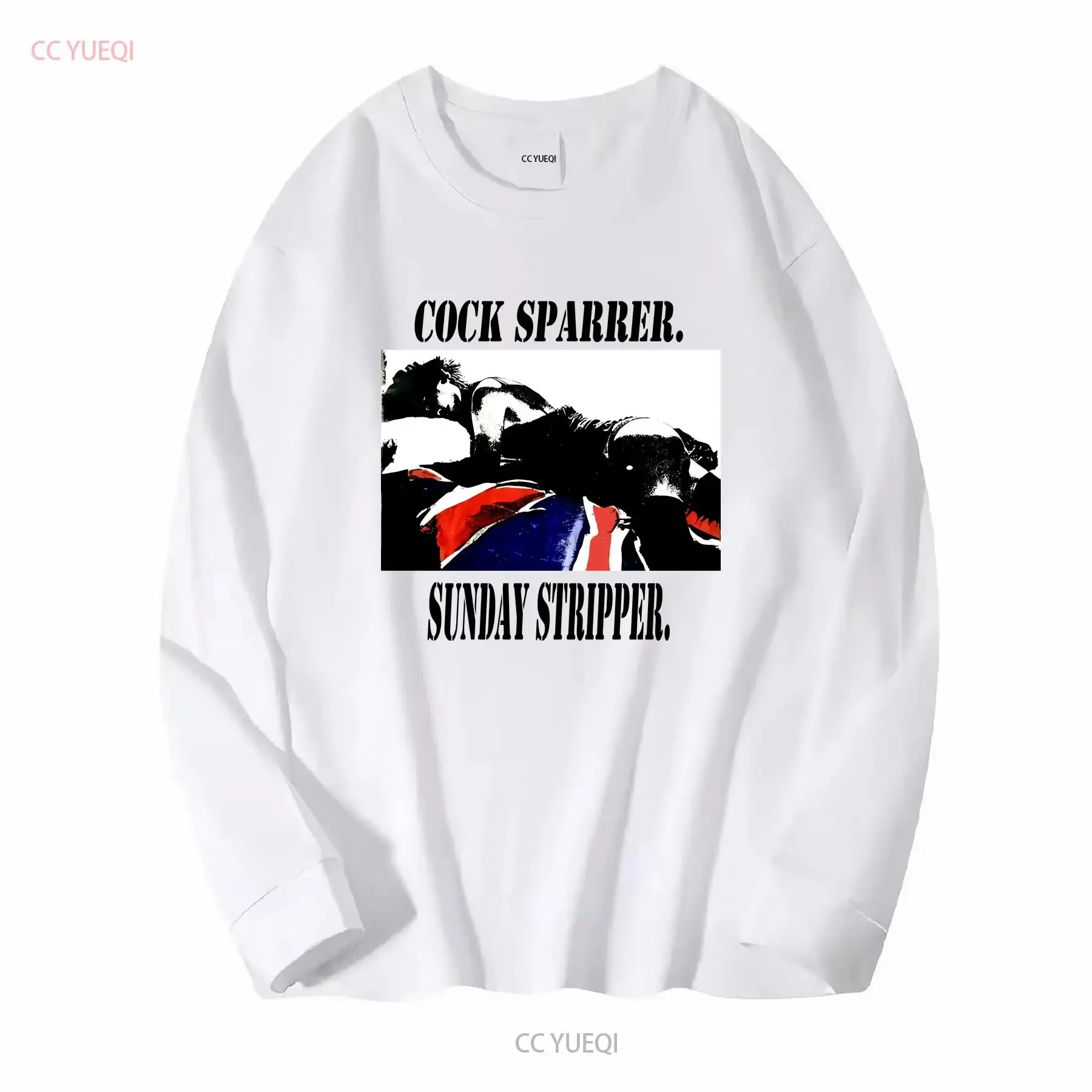 تي شيرت كلاسيكي 90s COCK SPARRER Oi SKINHEAD PUNK ROCK TOUR للحفلات الموسيقية SHAM 69 بأكمام طويلة أو قصيرة عتيق مغسول قليلاً