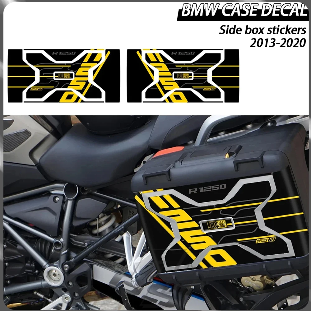 

Для BMW Transmission R1200GS R1250GS F850GS F800GS 2013-2020 наклейки на мотоцикл боковая коробка защитные наклейки украшения