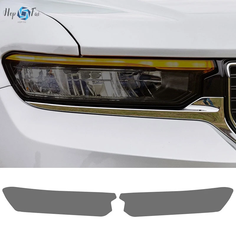 

2 шт., автомобильные светильники, зеркальсветильник светильники, прозрачные дымчатые черные наклейки из ТПУ для Jeep Grand Cherokee WL 2021 2022 2023