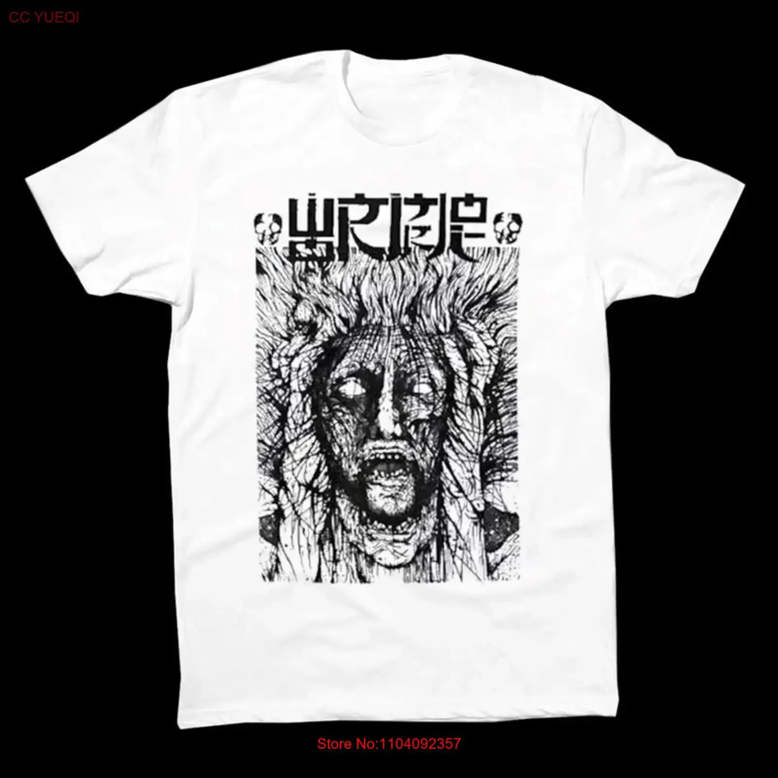 Wormrot Voices Horror Face Music Fan Art T Shirt All Sizes vintage Washed Top For Everyday Wear designer clothes homme Soft