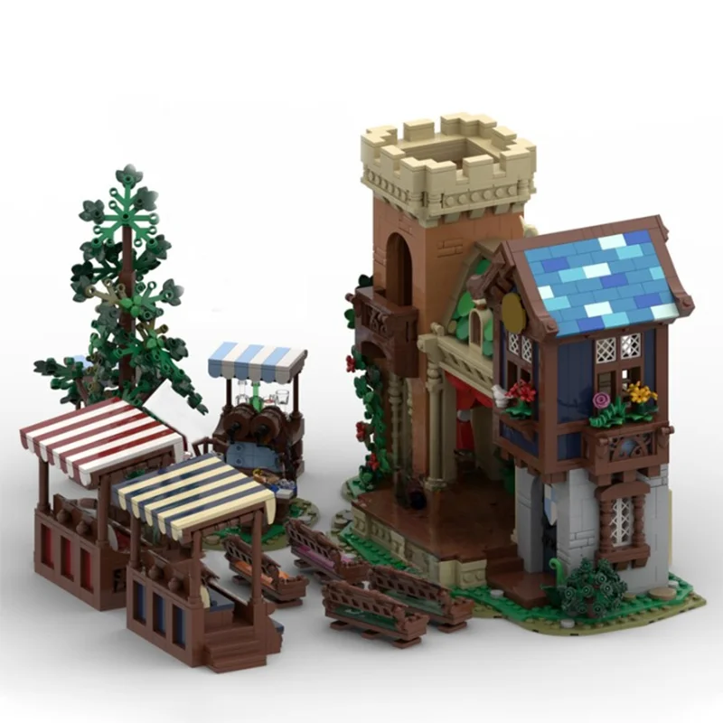 

2888PCS MOC Festival Stage Premium Concert Venue DIY Model Building Blocks Birthday Toys Gift