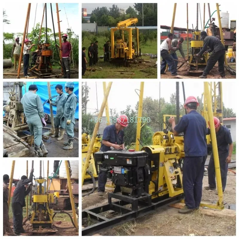 High Performance Core Drilling Rig Multifunctional Sampling Drill Rig Mining Small Water Well Drilling Rig Machine Burkina Faso
