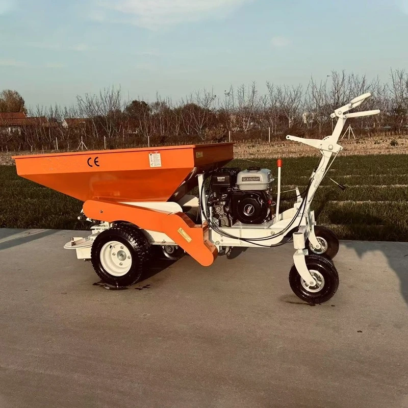 Centrifugal fertilizer spreader, farm orchard nursery fertilizer spreader, multi-functional household self-propelled spreader