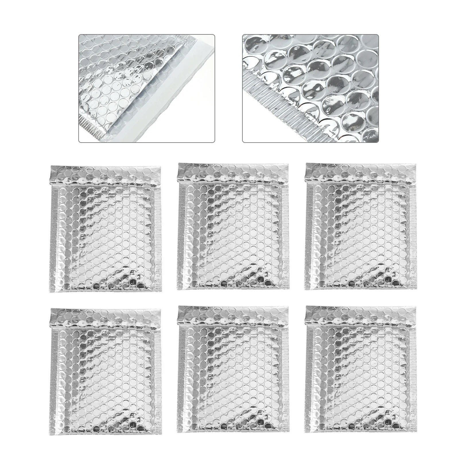 100Pcs Self Sealing Bubble Mailers Padded Envelopes for Shipping Jewelry Accessories Makeup Tools Self Sealing Envelope Bag