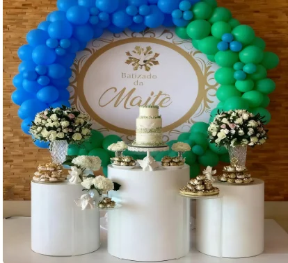 

Праздник для вечеринок и мероприятий, квадратный белый ментальный десертный стол, железные цилиндрические плинтусы для детского душа qq147