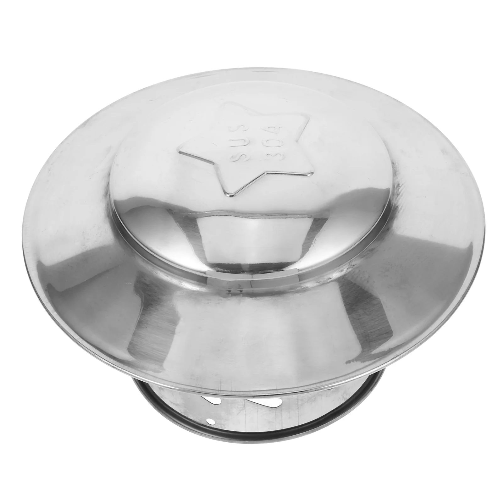 Cappello antipioggia Prese d'aria per camino Coperture per caminetti Tappo esterno Cappucci in acciaio inossidabile